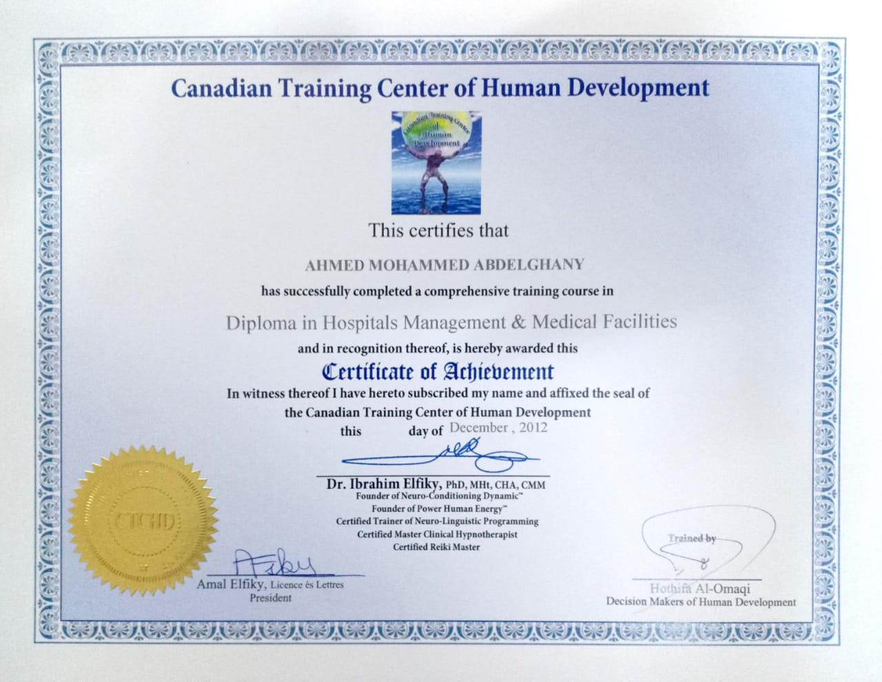 Healthcare Quality Management Certificate